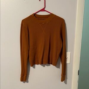 MATE the Label Rust Long Sleeve Top